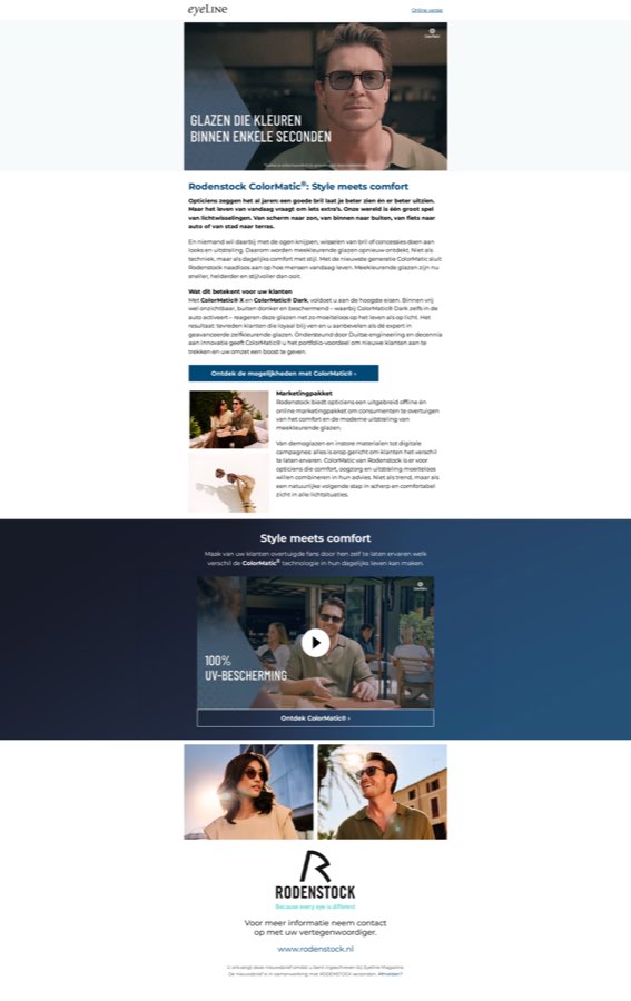 Voorbeeld Maatwerk Mailing — Productintroductie met video